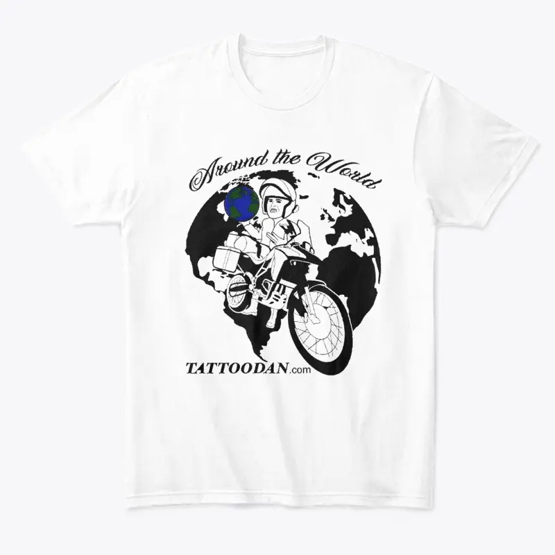 motorcycle shirt white